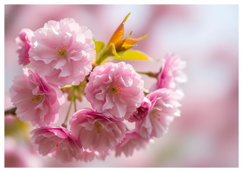 Cherry Blossoms Pink Flowers Blooming Japanese