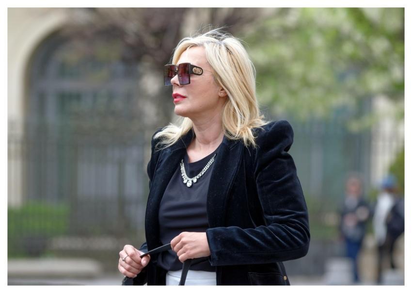 Woman Blonde Fashion Outdoors