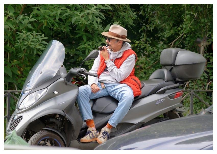 Man Casual Hat Glasses