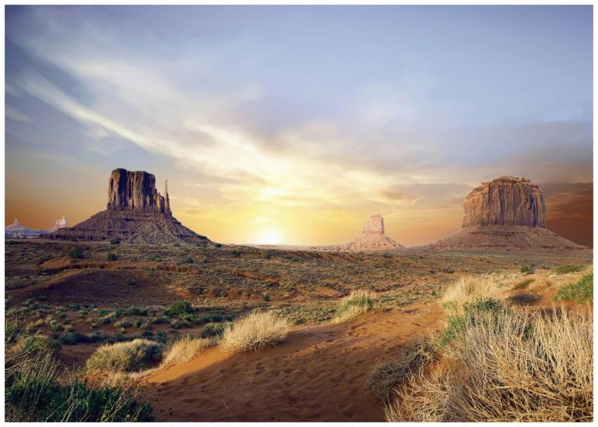 Breathtaking view of Monument Valley's iconic rock