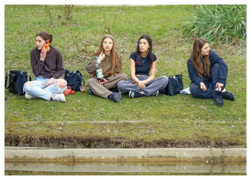 Girls Casual Happy Relaxing