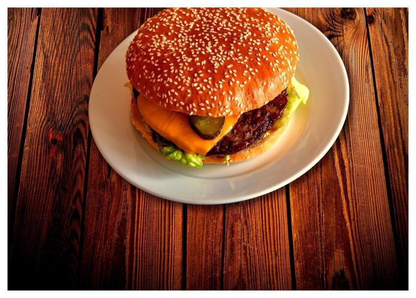 Hamburger Burger Meal Fast Food