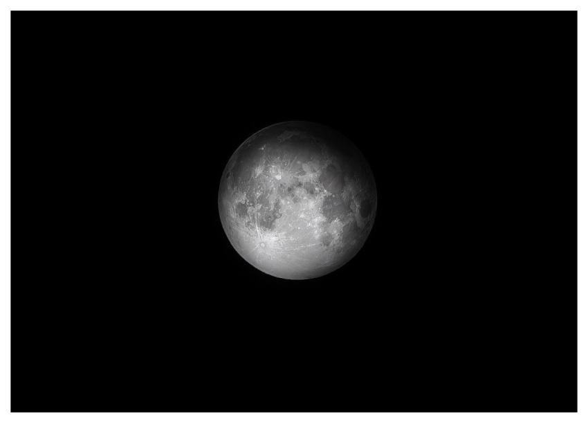 Dark Full Moon Luna Moon