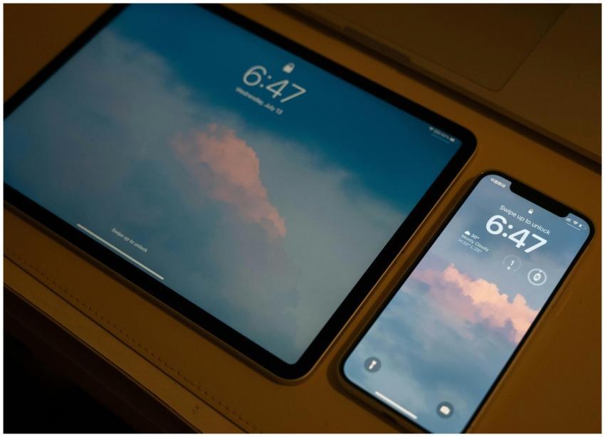 Locked Laptop and Tablet