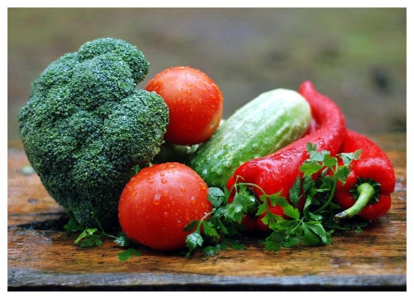 Vegetables Water Droplets Fresh Fresh Vegetables