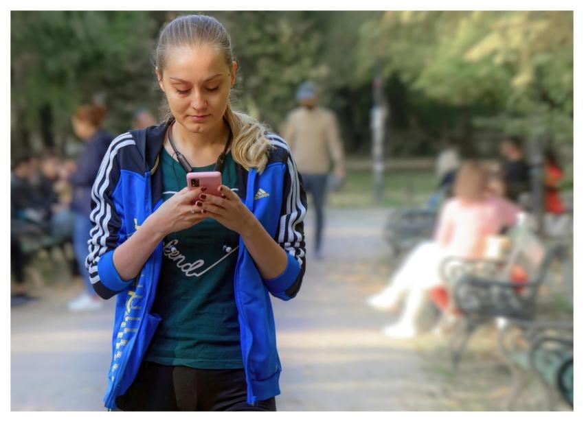 Woman Phone Girl Portrait