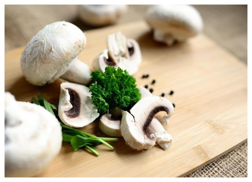 Mushrooms Meal Food Vegetarian
