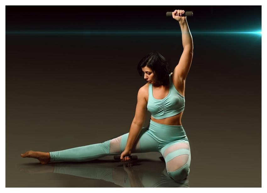 Ai Generated Woman Fitness Training