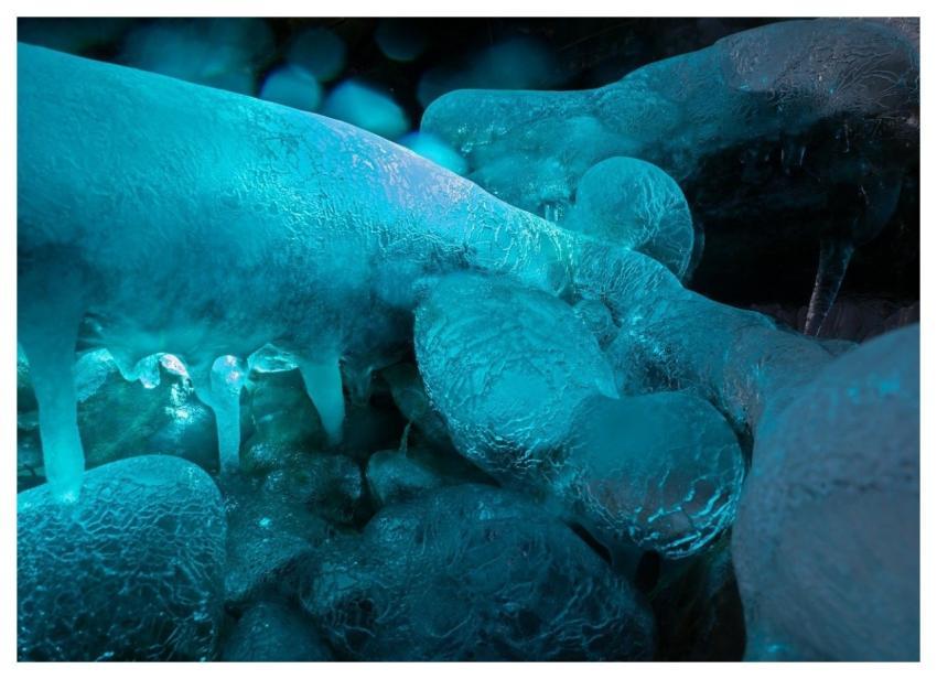 Icy Ice Sculpture Nature Frozen