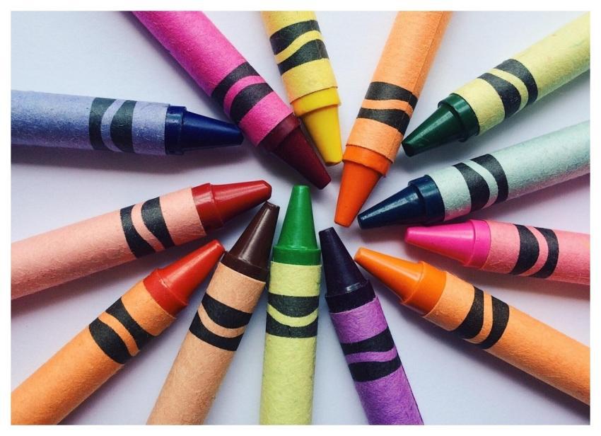 Crayons Drawing School Education