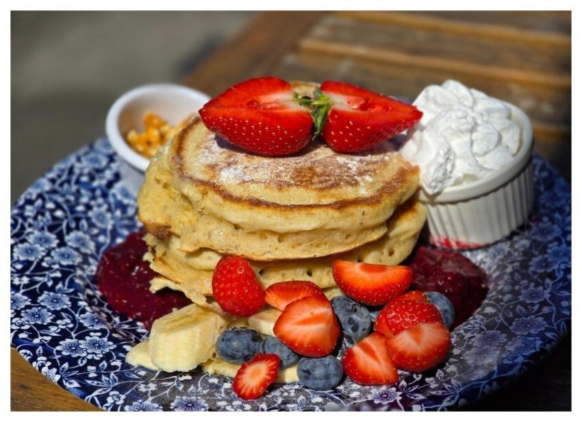 Pancakes Food Breakfast Dessert