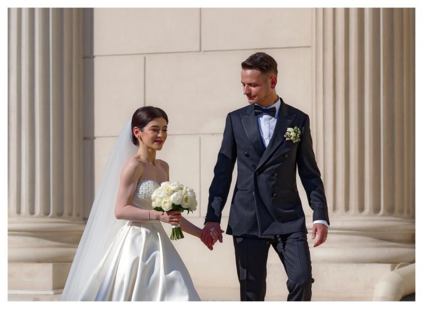 Wedding Newlyweds Couple People