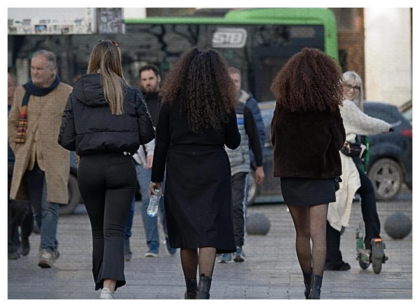 People Women Group Walking
