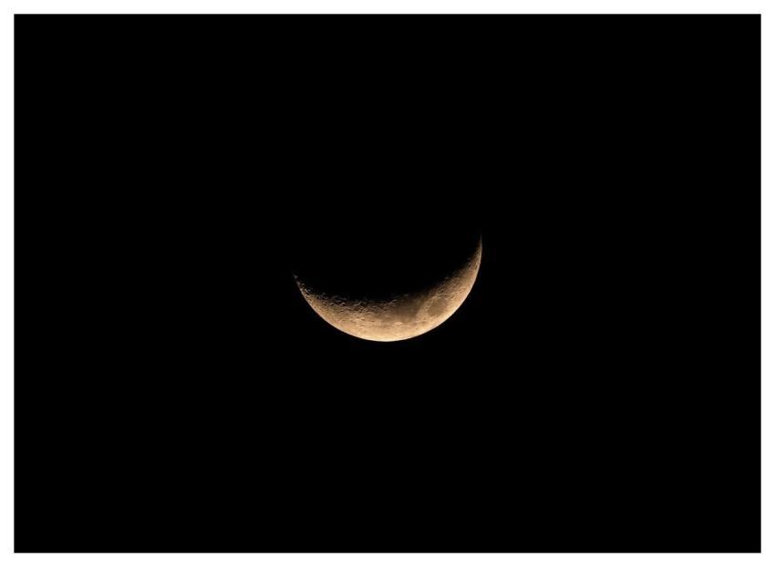 Half Moon Moon Night Nature