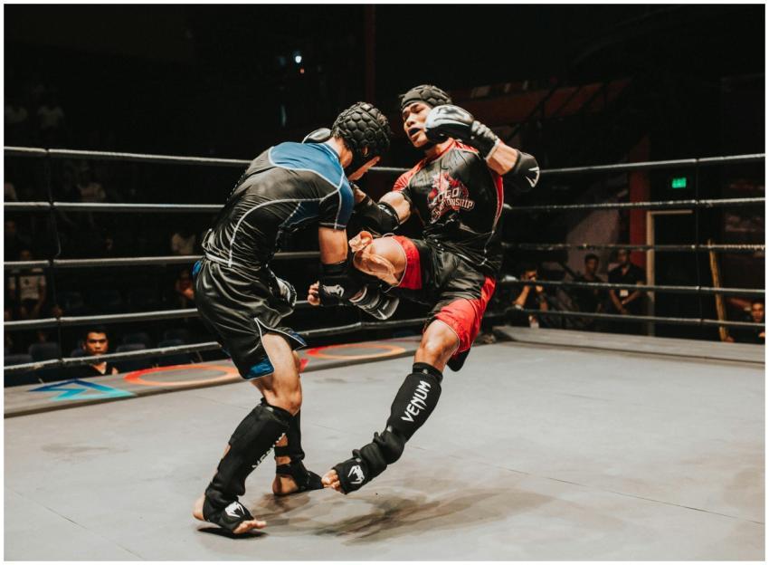 Exciting mixed martial arts fight captures powerfu