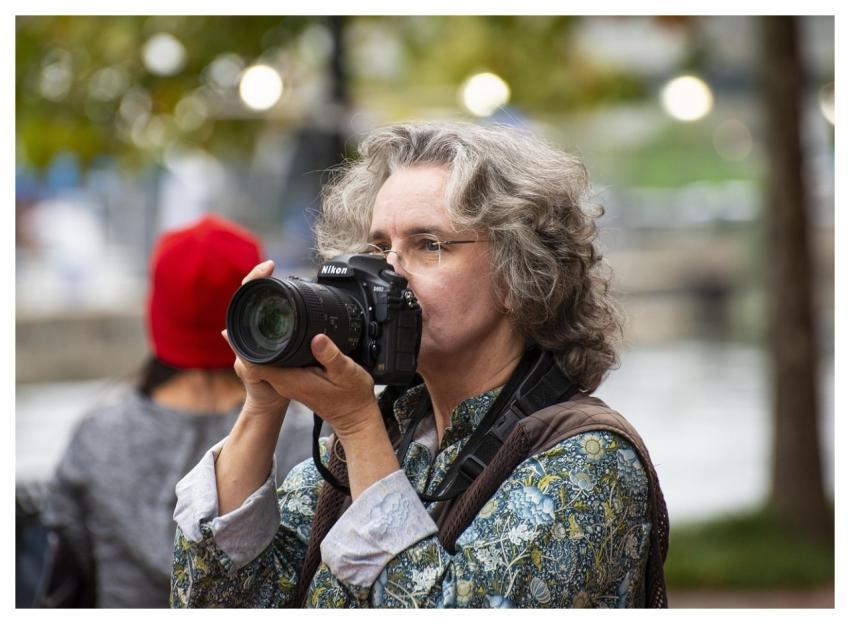 Camera Photographer Woman Lens