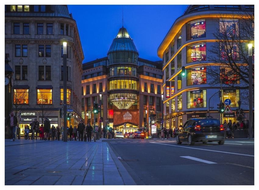 City Night Buildings Travel