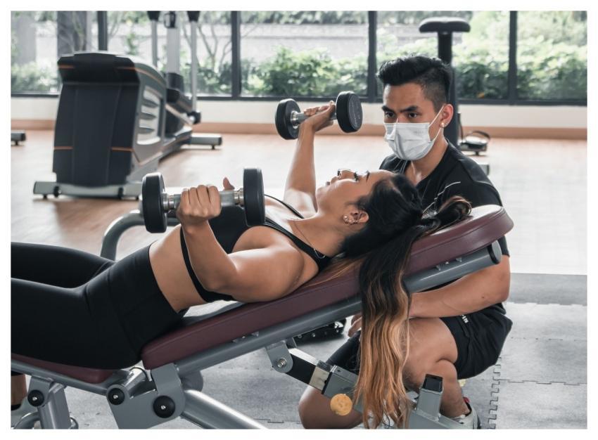 Woman Training Health Gym