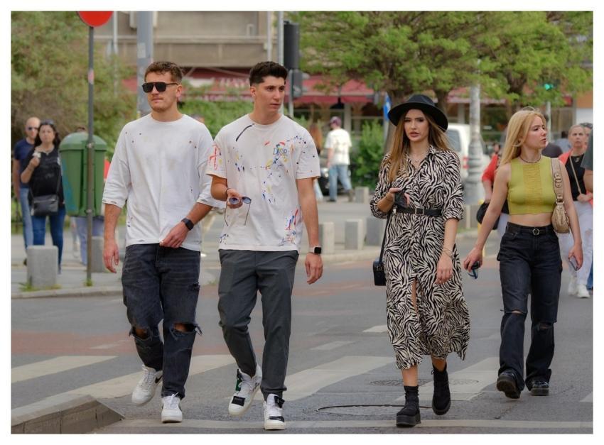 People Young Promenade Street