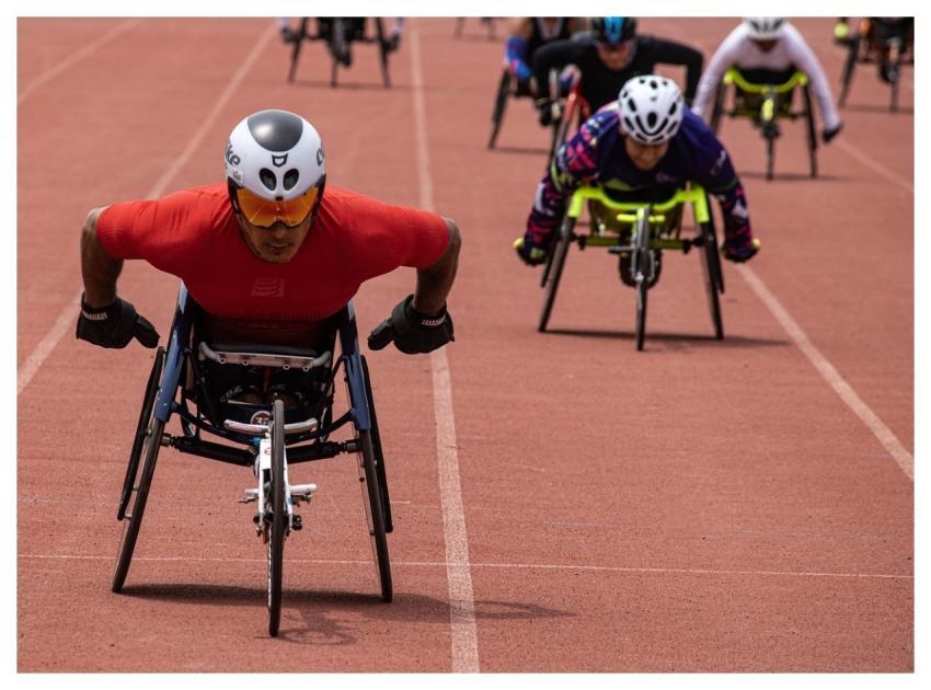 Paralympics Athletes Wheelchairs Leader