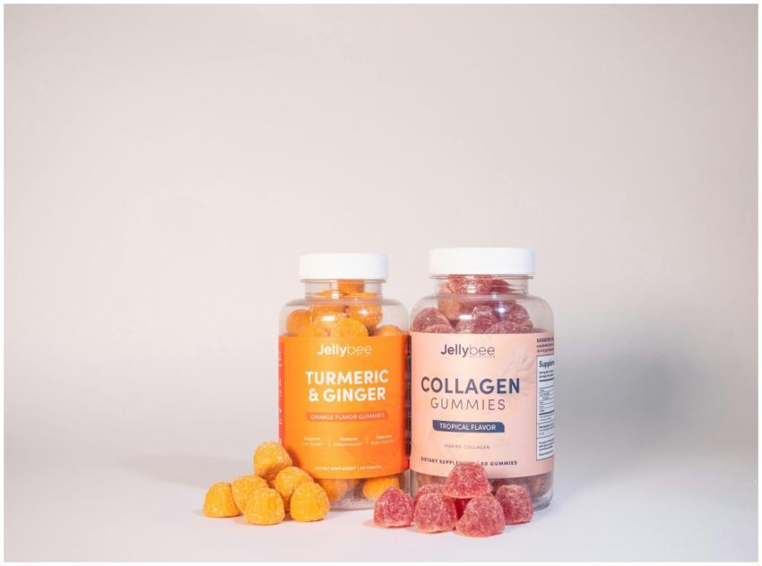 Vibrant product image of Jellybee Turmeric & Ginge
