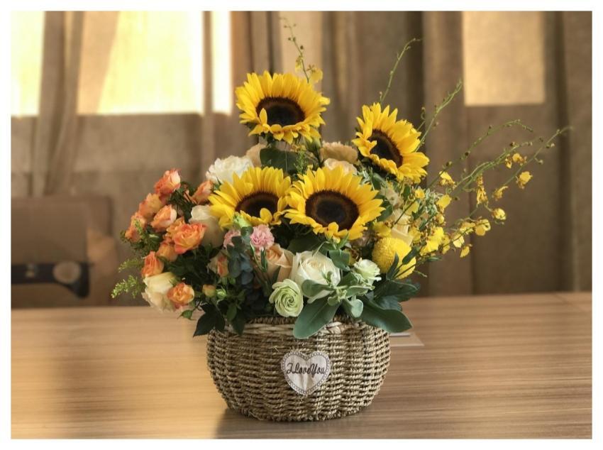 Sunflower Flower Arrangement Flower Art Yakamoz201