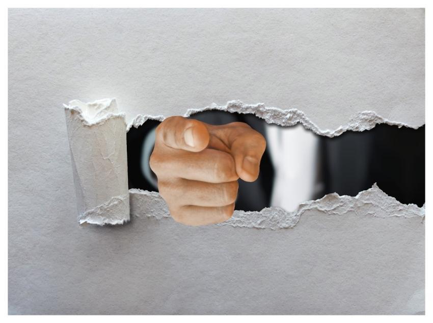 Point Man Pointing Finger