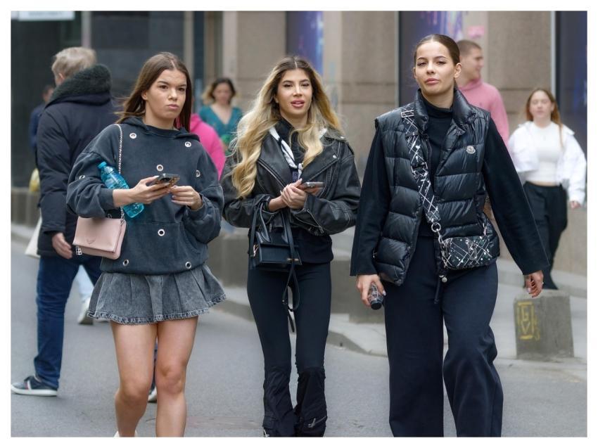 Girls People Casual Together