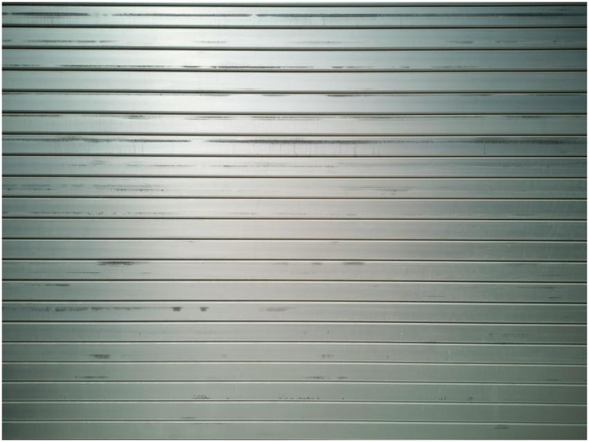 Flat metal surface with horizontal lines and subtl