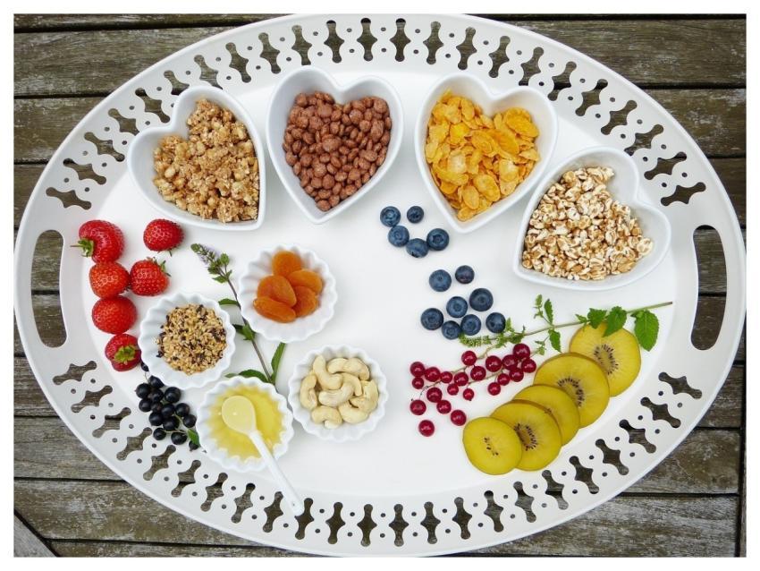 Tray Breakfast Muesli Fruits