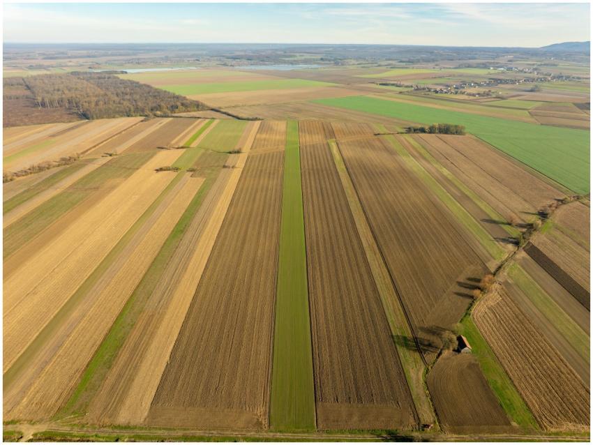 Aerial Vast Agricultural Fields