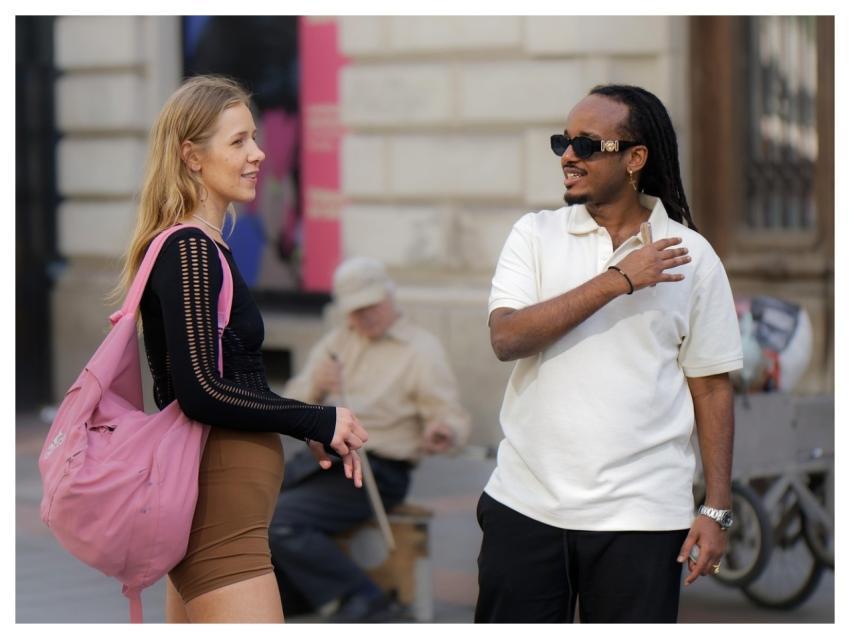 Woman Man Young Sunglasses