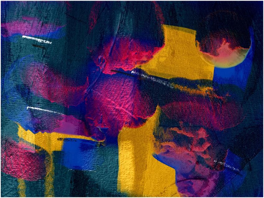 Colorful abstract artwork with bold strokes and ri