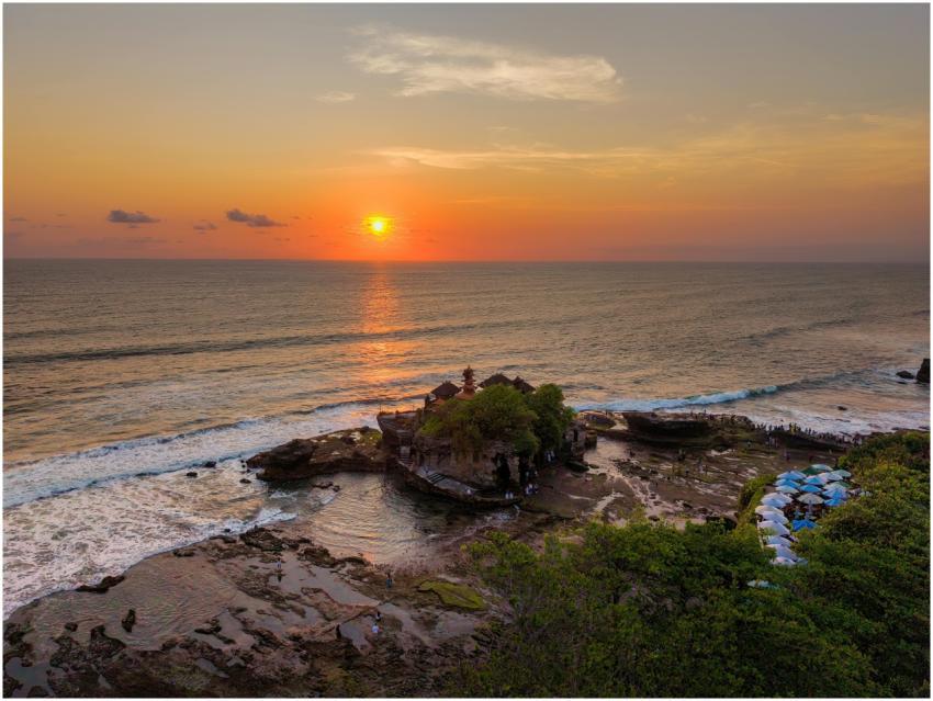 Sunset Over Tanah Lot
