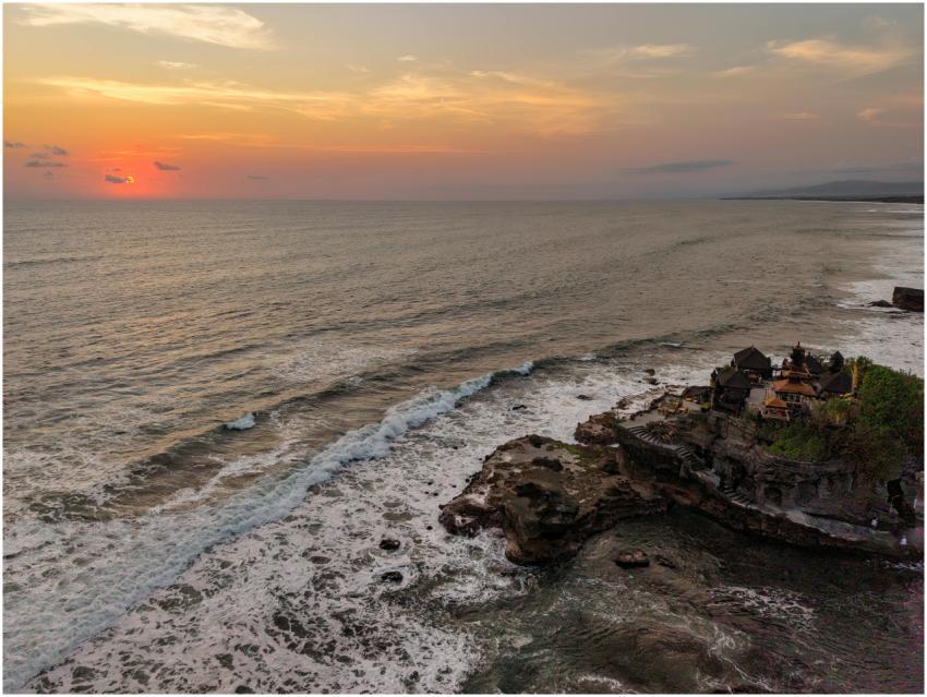 Sunset Over Tanah Lot