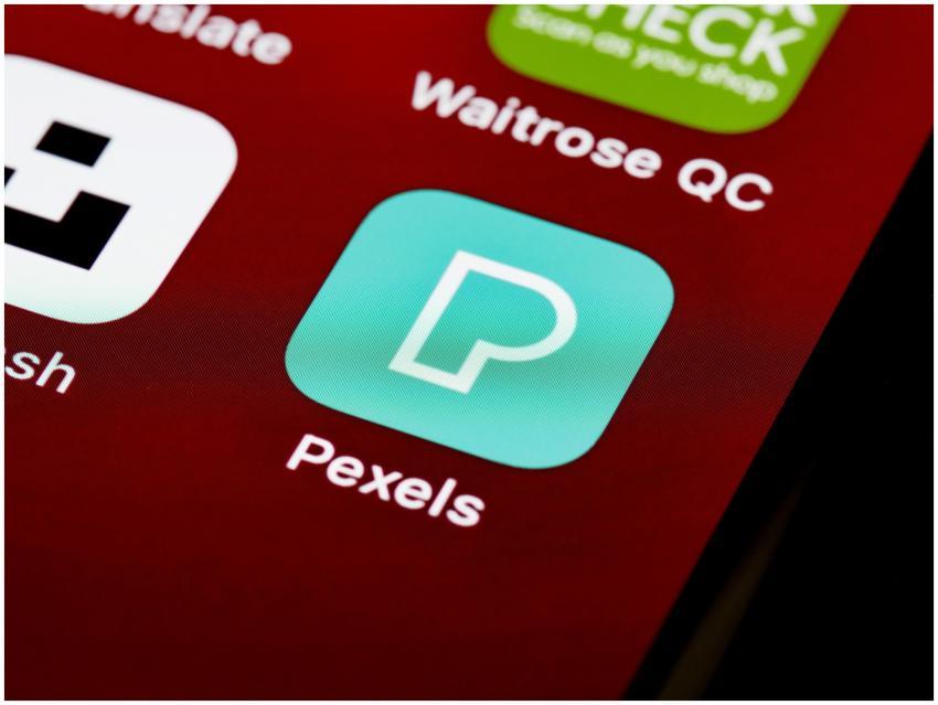 Close-up of various smartphone app icons displayed