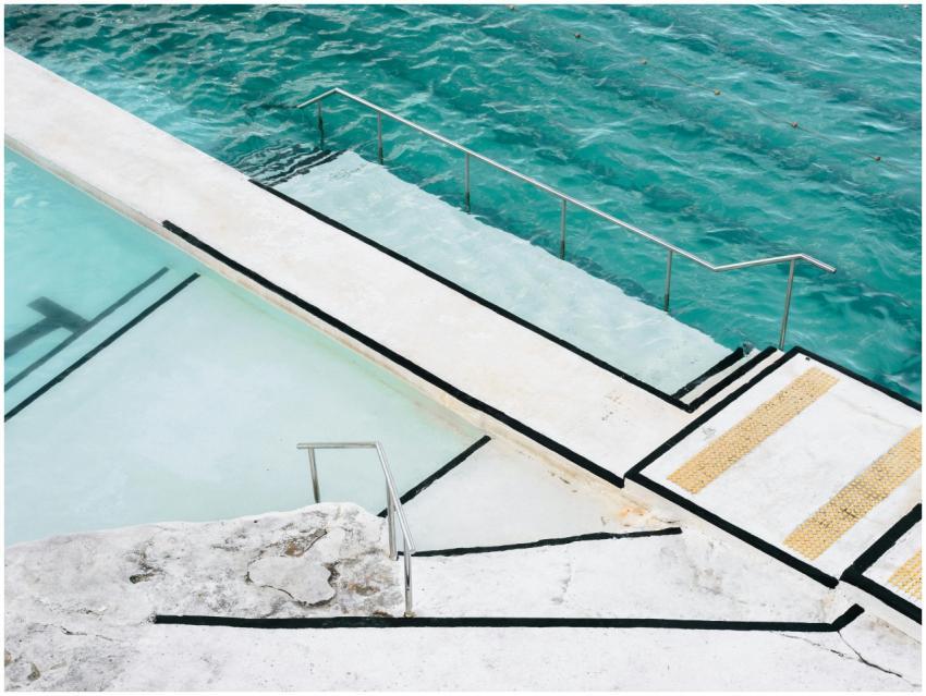 Stunning aerial shot of Bondi Icebergs pool blendi