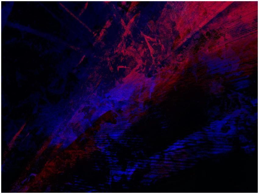 Dynamic abstract artwork showcasing bold red and b