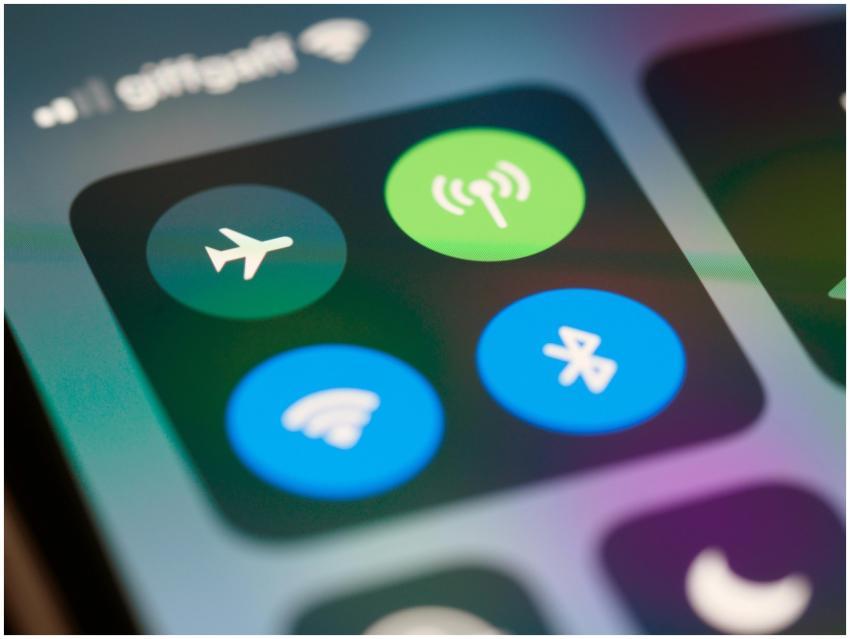 Detailed close-up of a smartphone screen displayin