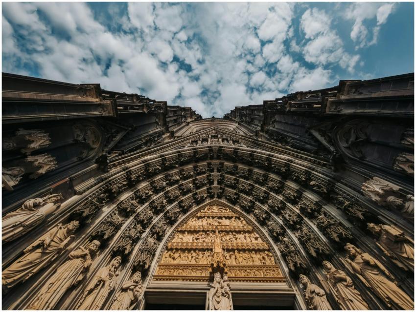 Intricate Gothic Architecture Cologne