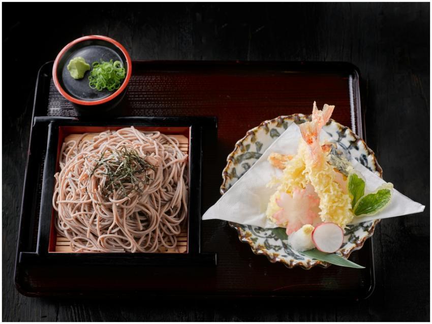 Savor a traditional Japanese meal with soba noodle