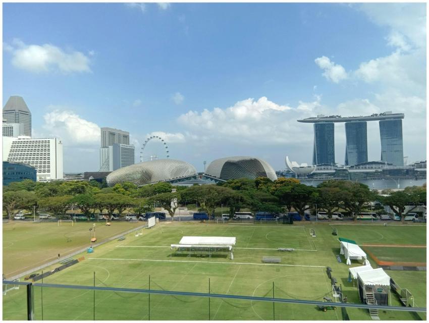 Free stock photo of cityscape, field, marina bay s