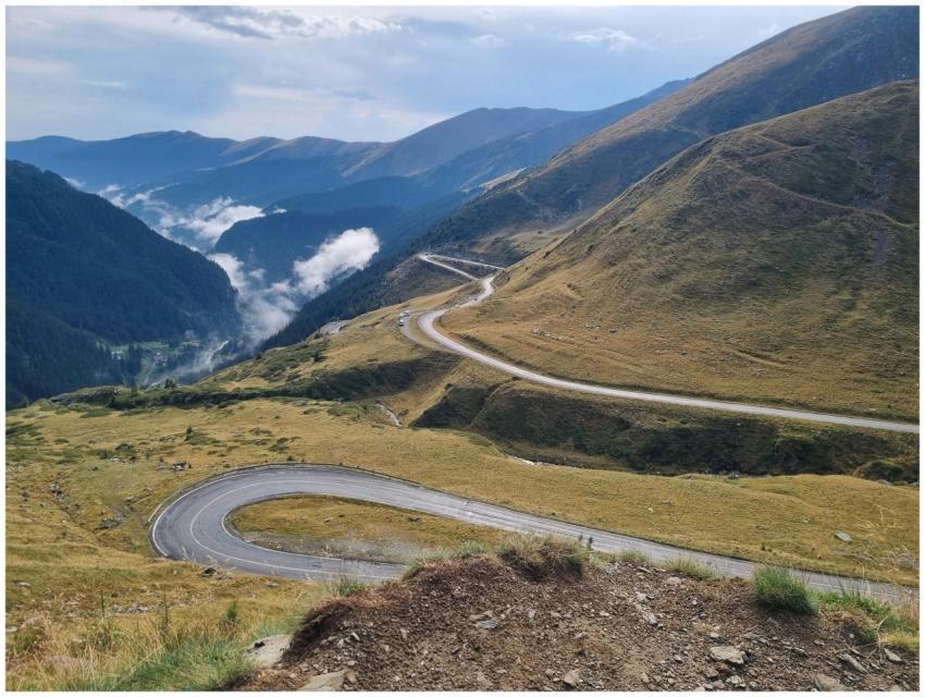 Scenic Mountain Road Winding