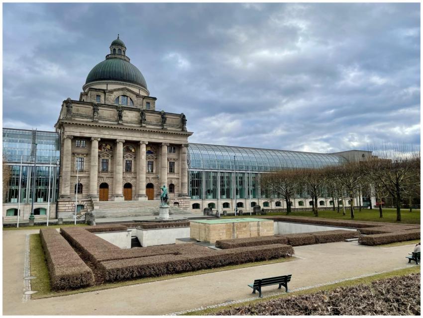 Stunning view of Munich's Bavarian Government buil