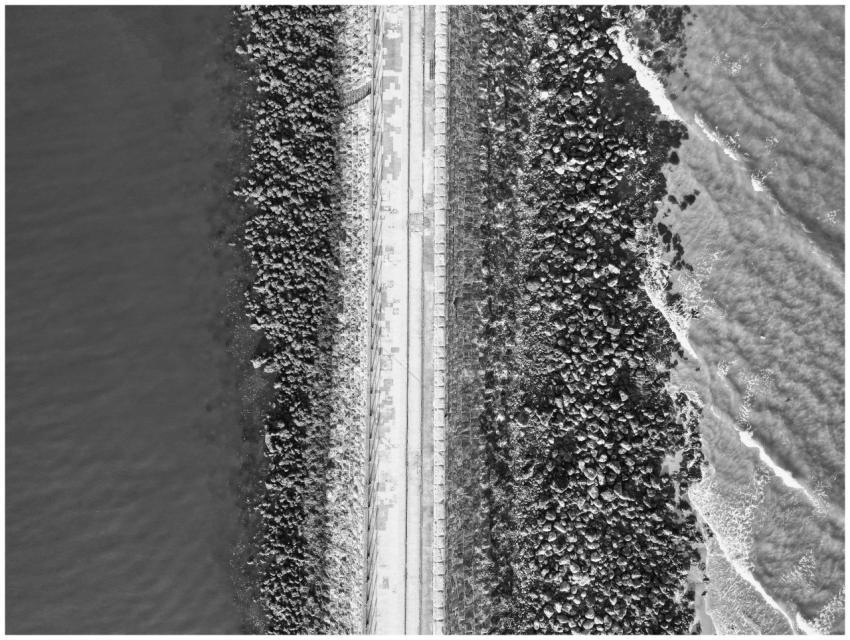 Aerial Coastal Road Rocky