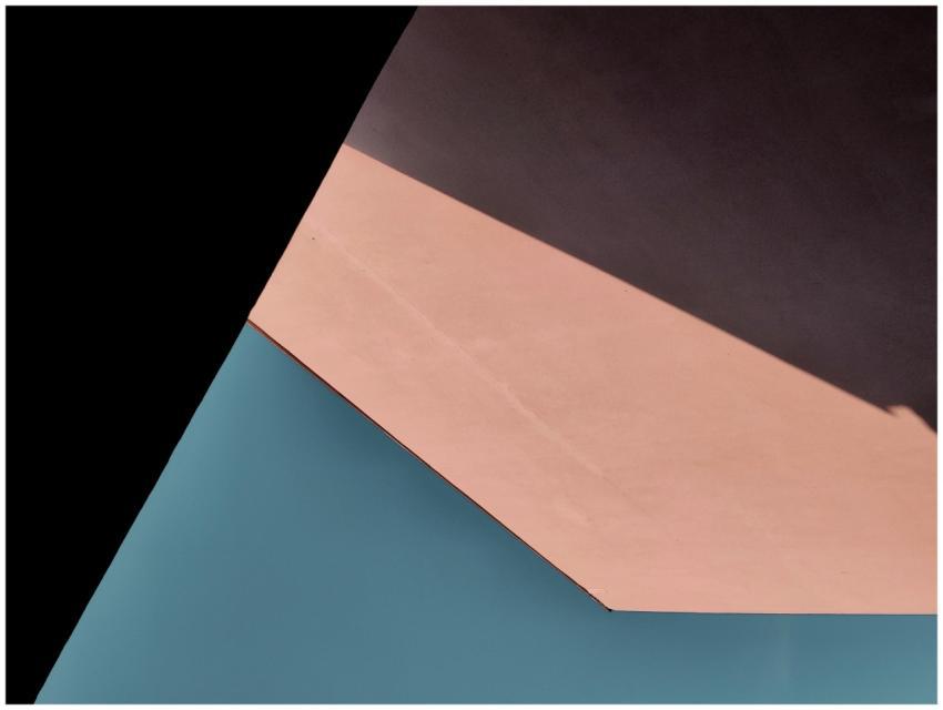 Abstract geometric composition with clean lines an