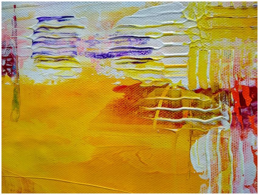 A colorful abstract painting with dynamic texture