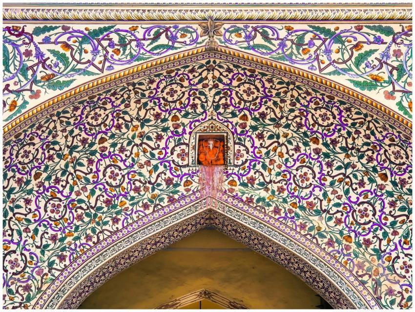 Ornate Floral Archway Jaipur