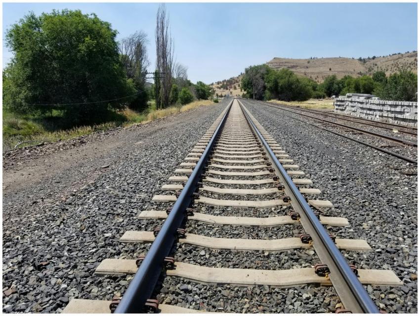 Scenic Railroad Tracks Oregon