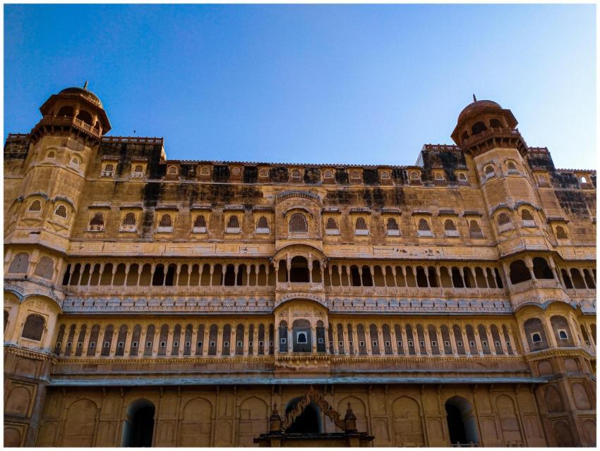 Beautiful facade of the historical Junagarh Fort i